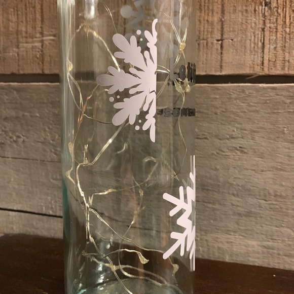 ‘Let it Snow..Somewhere Else’ Wine Bottle Lantern - Picture 5 of 13